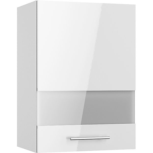 Optifit Küchen-Oberschrank mit Glassegment Rurik986 50 x 70,4 x 34,9 cm Wei günstig online kaufen