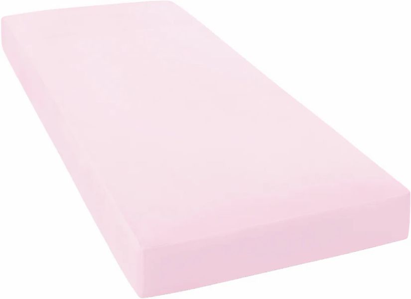 Janine Spannbettlaken "Spannbetttuch Jersey 5007 23 70x140" Ringsumgummi günstig online kaufen