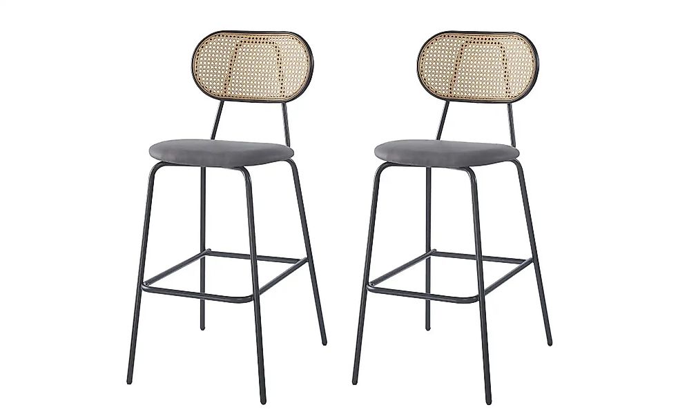 Barhocker 2er-Set  Taborebro ¦ schwarz ¦ Maße (cm): B: 48 H: 108 Polstermöb günstig online kaufen