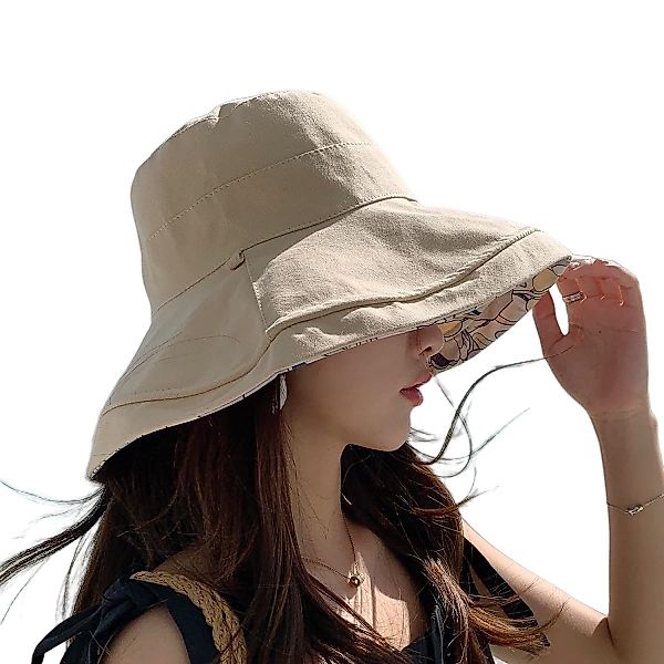 Coonoor Sonnenhut Wendbarer Damen Strandhut, Outdoor günstig online kaufen
