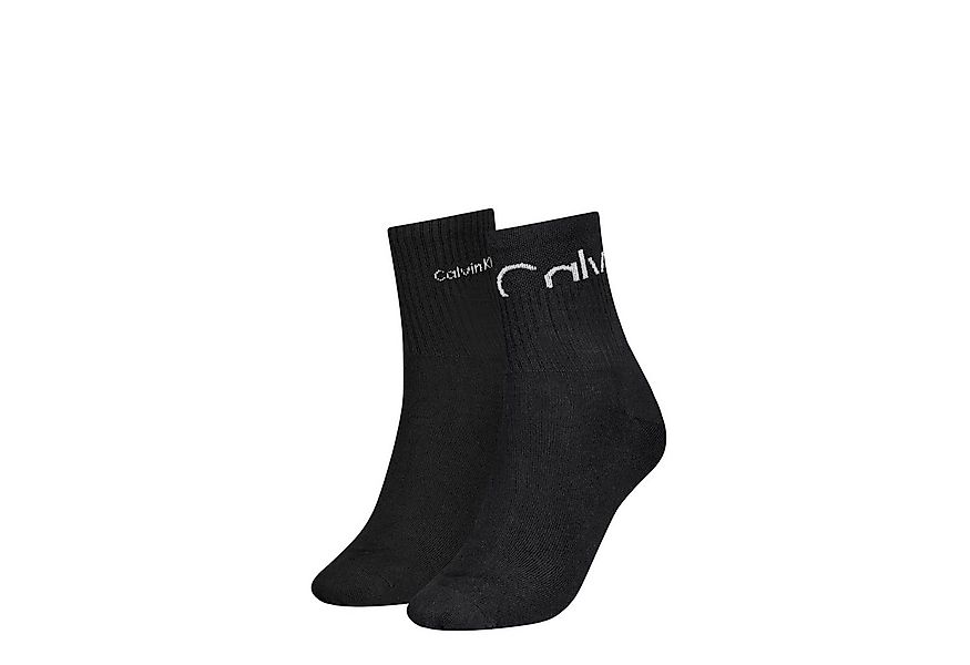 Calvin Klein Jeans Socken CKJ WOMEN SHORT SOCK 2P CUT LOGO (2er Pack) günstig online kaufen