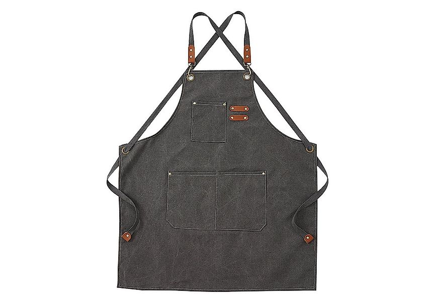 TWSOUL Kochschürze Küchenschürze aus Segeltuch mit Rückenband aus Denim , G günstig online kaufen