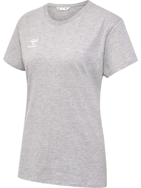 hummel T-Shirt Rundhalsausschnitt gesticktes Logo Regular günstig online kaufen