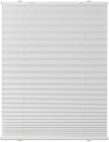 LICHTBLICK ORIGINAL Plissee »Haftfix« Lichtschutz ohne Bohren verspannt Cru günstig online kaufen