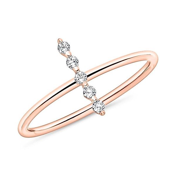 JEWLIX Diamantring Goldring mit Weißtopasen 585er günstig online kaufen