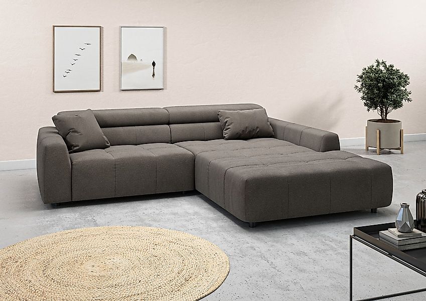 3C Candy Ecksofa »Denver auch mit Cord- und Easy care-Bezug, Kopfteilverste günstig online kaufen