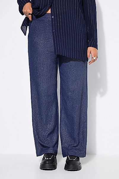 Studio Untold Schlupfhose Hose Wide Legs Struktur und Glitzer günstig online kaufen