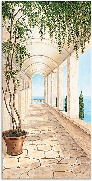 Artland Wandbild "Capri" Gebäude 1 Stk. tlg. als Alubild, Outdoorbild, Lein günstig online kaufen