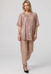 Worldclassca Paillettenshirt Worldclassca Paillettenshirt Oversize Bluse günstig online kaufen