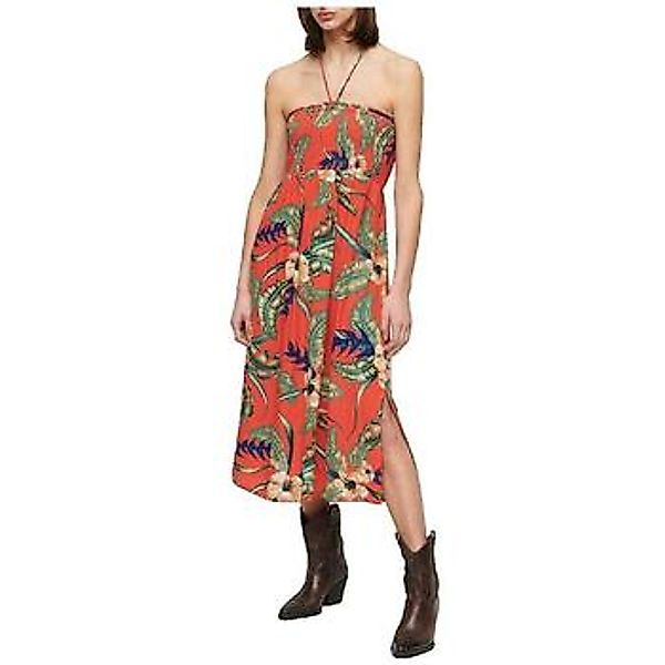 Superdry  Kleider Longue Smocked Midi Beach günstig online kaufen