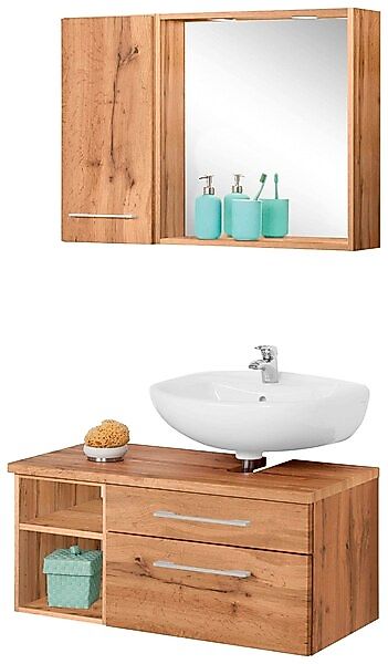 welltime Badmöbel-Set »Davos« 3 Stk. tlg. günstig online kaufen