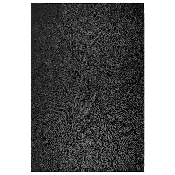 vidaXL Teppich Zizur Anthrazit 240x340cm Juteoptik Indoor Und Outdoor 22328 günstig online kaufen