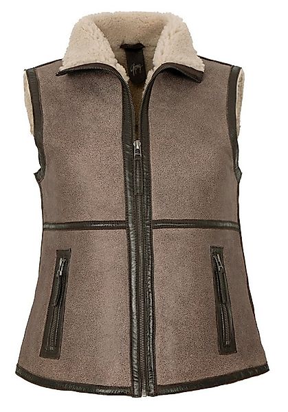 Gipsy by Mauritius Lederjacke GWOtila Gipsy - Damen Lammfellweste Lederwest günstig online kaufen