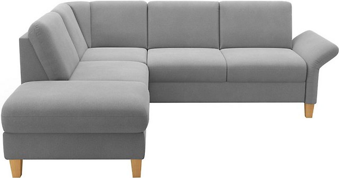 Home affaire Ecksofa Rochelle, wahlweise mit Armlverstellung, Klappbett mit günstig online kaufen