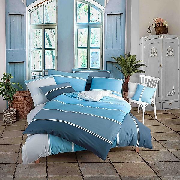 TRAUMSCHLAF Bettwäsche Aqua, Renforce, 2 teilig, günstig online kaufen