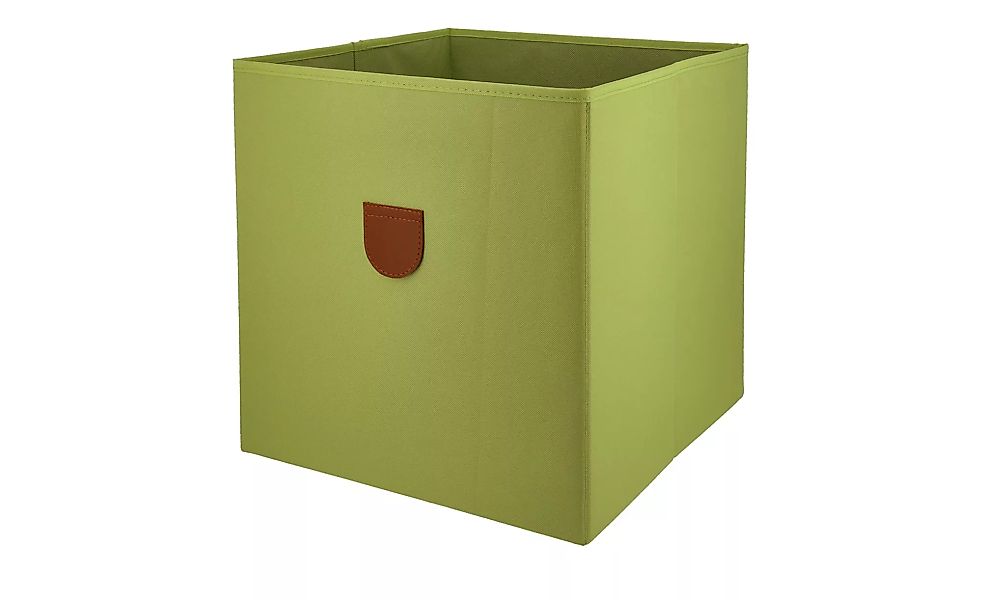 Aufbewahrungsbox ¦ grün ¦ Baumwolle, Leder, Pappe, Baumwolle ¦ Maße (cm): B günstig online kaufen