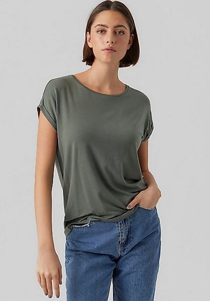 Vero Moda Rundhalsshirt VMAVA PLAIN SS TOP GAJRS NOOS günstig online kaufen