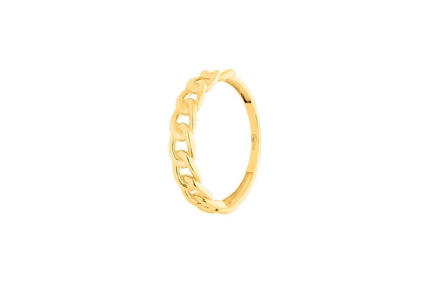 Suzan Gold Goldring Panzerkettenring Damen Echtgold Curb Chain Ring aus 375 günstig online kaufen