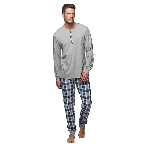 Abanderado As20blq.1oq Schlafanzug 2XL Gray / Checkered günstig online kaufen