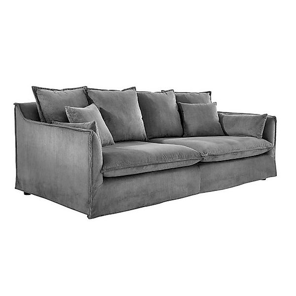 riess-ambiente 3-Sitzer HEAVEN 210cm grau · Hussensofa inkl. Kissen und abn günstig online kaufen