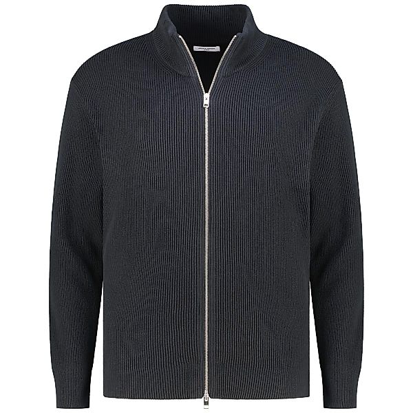 Jack&Jones Strickjacke aus Materialmix Farbe schwarz Größe: 8XL günstig online kaufen