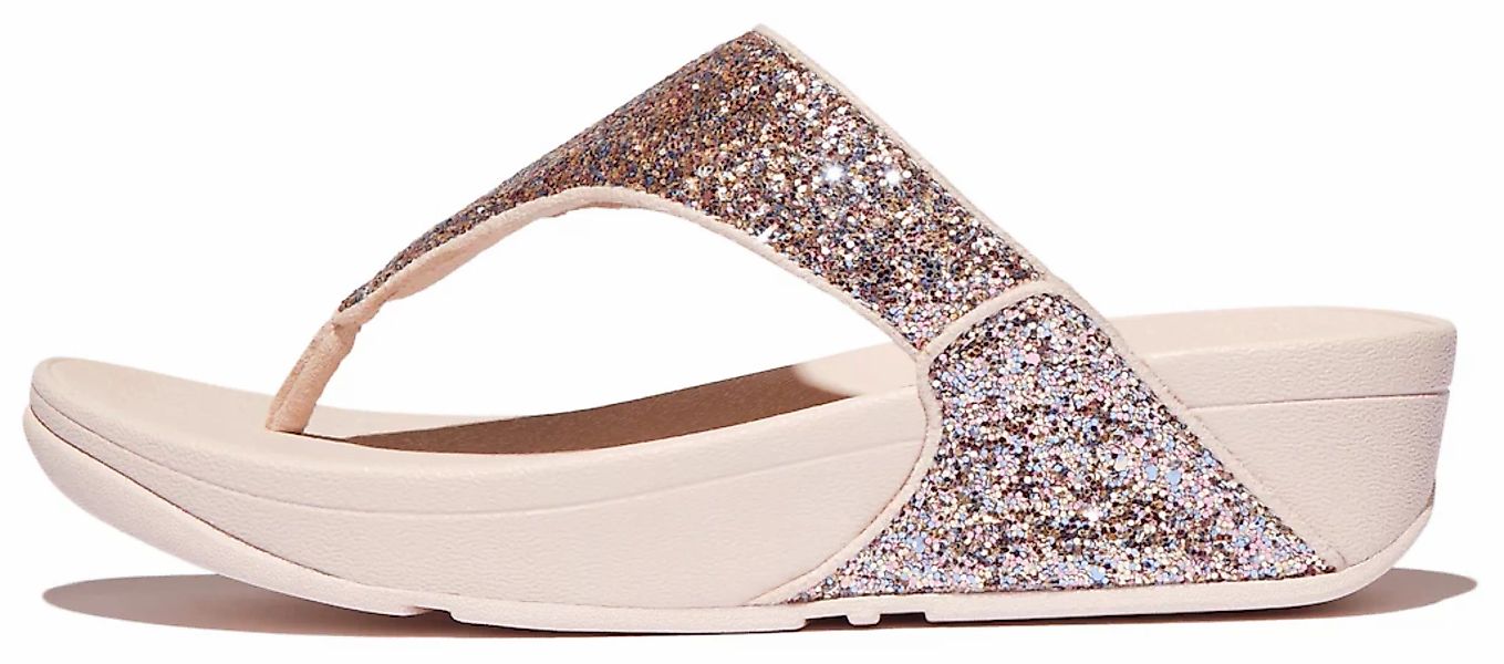 Fitflop Zehentrenner "LULU MULTI-TONAL GLITTER TOE", Badeschuh, Slides, San günstig online kaufen
