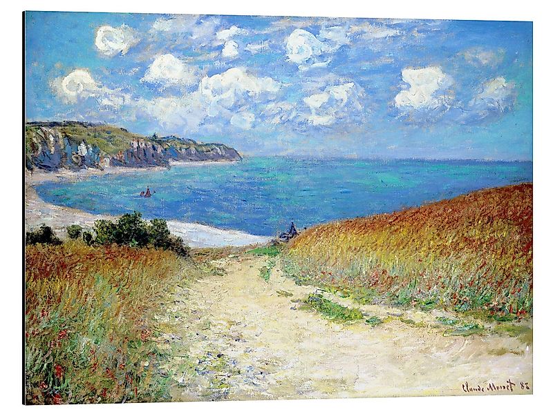 Posterlounge Wandbild Strandweg durch den Weizen günstig online kaufen