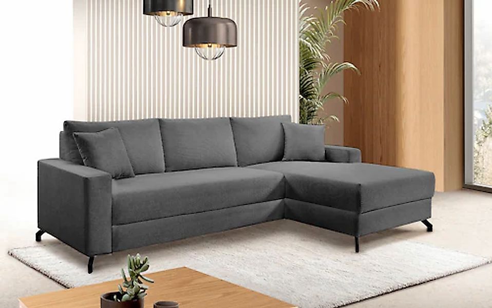 exxpo - sofa fashion Ecksofa »Quattro L-Form, B/T: 247/162 cm« wahlweise mi günstig online kaufen