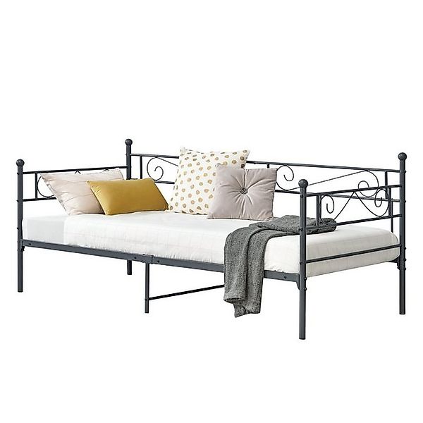 en.casa Metallbett, »Kerava« Bettsofa mit Lattenrost günstig online kaufen
