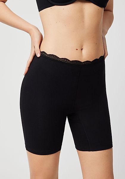 YSABEL MORA Lange Unterhose "BASIC COLLECTION COTTON WITH LACE" 3er Pack, a günstig online kaufen