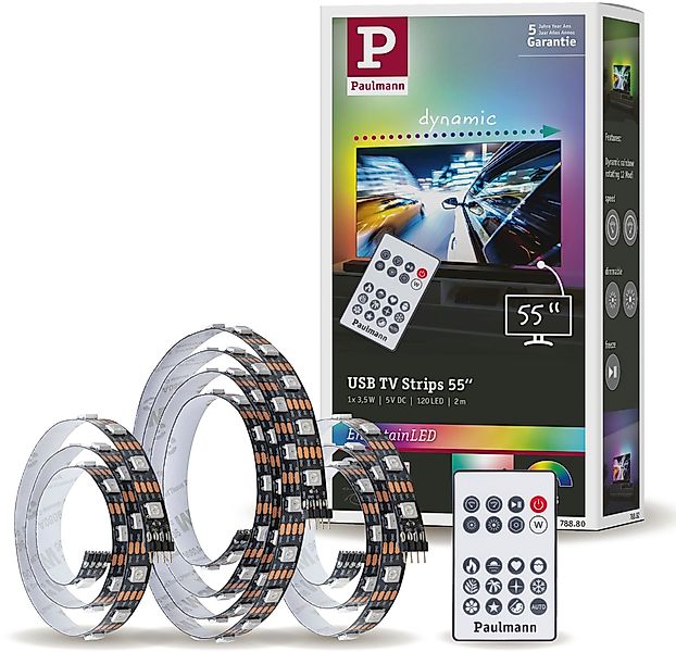 Paulmann EntertainLED LED-Strip RGB TV-Set 55 Zoll günstig online kaufen