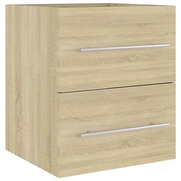 vidaXL Badezimmer-Set Waschbeckenunterschrank Sonoma-Eiche 41x38,5x48cm Hol günstig online kaufen