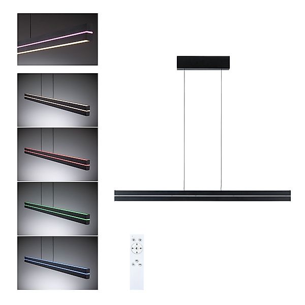 Paulmann "LED Pendelleuchte Raiko RGBW+ dimmbar 2300lm / 370lm 19W / 6W Sch günstig online kaufen