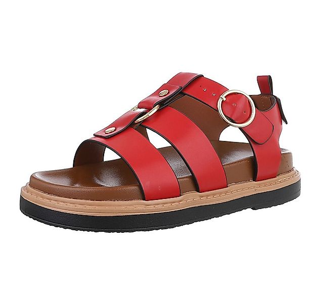 Ital-Design Bequeme Damen-Sandalen mit optimaler Passform Riemchensandalett günstig online kaufen