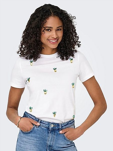 ONLY Kurzarmshirt ONLKITA LIFE REG S/S PINEAPPLE TOP JRS günstig online kaufen