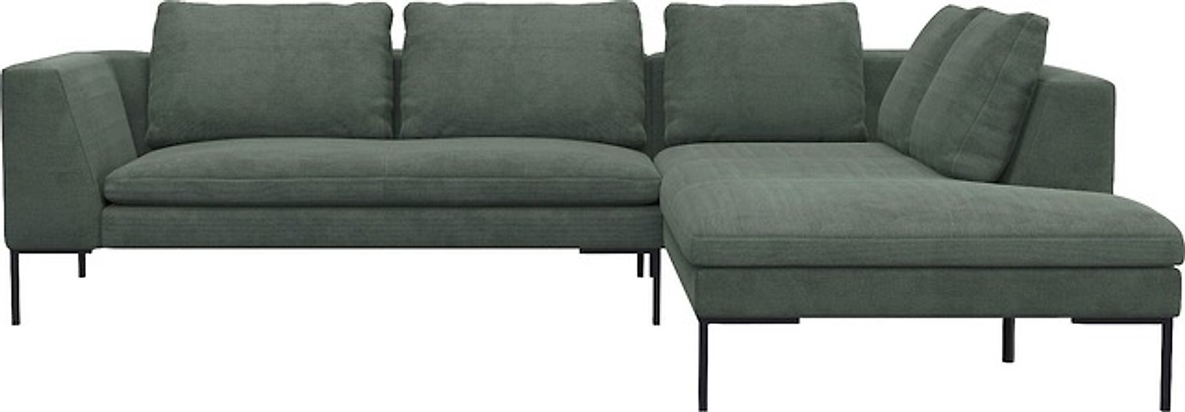 FLEXLUX Ecksofa »Loano, superbequemer Sitzkomfort durch Kaltschaum im Sitz« günstig online kaufen