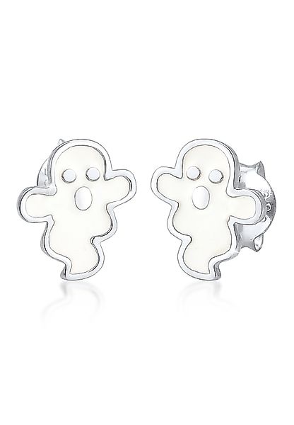 Elli Paar Ohrstecker "Ohrstecker Geist Halloween Emaille 925 Sterling Silbe günstig online kaufen