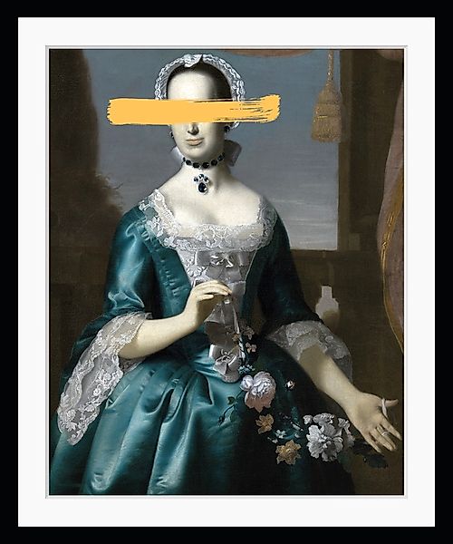 queence Bild »Ann-Kathrin mit Farbklecks«, Frau-Historische Persönlichkeite günstig online kaufen
