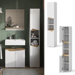 Vicco Hochschrank Marelle, Weiß/Artisan-Eiche, 30 x günstig online kaufen