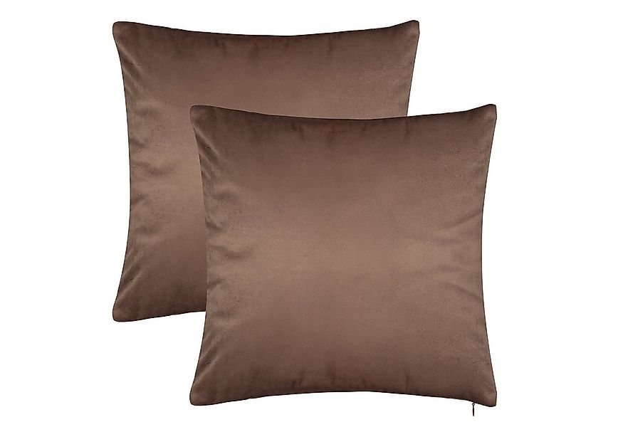 BARBONS Kissenbezug Stilvolle Kissenbezüge aus samtigem Stoff, Kissenhülle, günstig online kaufen