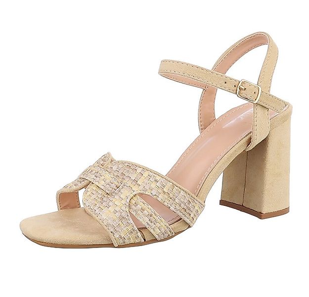 Ital-Design Sandalette (89092322) Blockabsatz Sandalen & Sandaletten in Bei günstig online kaufen