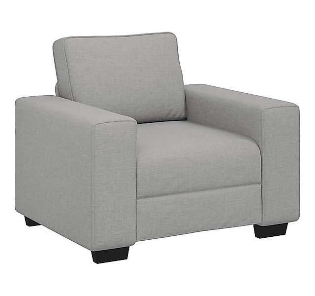 vidaXL Sofa Sessel Wolkengrau 60 cm Stoff, 9 Teile günstig online kaufen