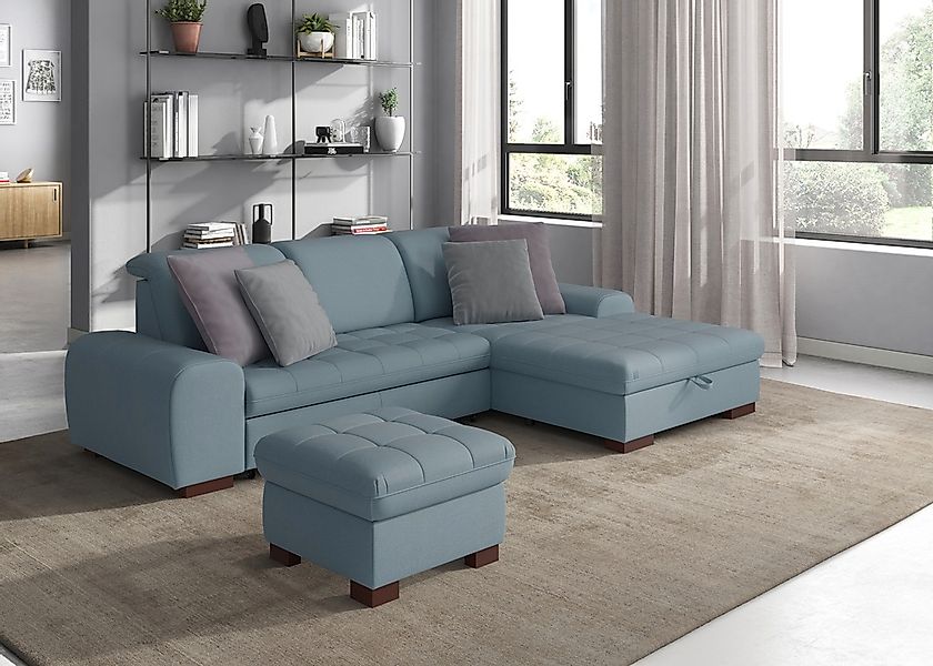 sit&more Ecksofa "Luxor L-Form" wahlweise mit Bettfunktion, Bettkasten und günstig online kaufen