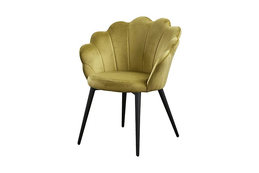 KAWOLA Esszimmerstuhl CARLA, Stuhl Velvet, Fuß schwarz oder gold, verschied günstig online kaufen