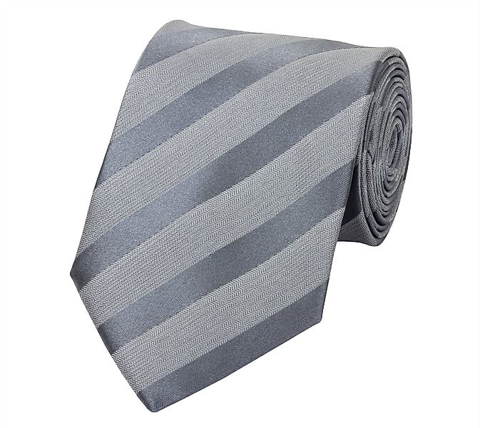 Fabio Farini Krawatte Graue Herren Krawatten - klassische Männer Schlipse i günstig online kaufen