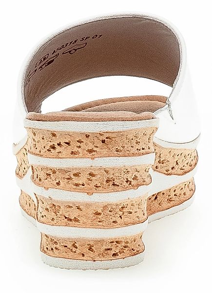 Gabor Pantolette, Keilabsatz, Sommerschuh, Schlappe, raffinierte günstig online kaufen