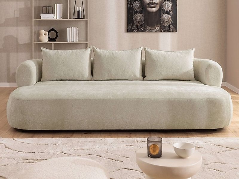 Home affaire Big-Sofa »LUSSAC 4-Sitzer Design-Sofa mit Zierkissen, Maße B/T günstig online kaufen
