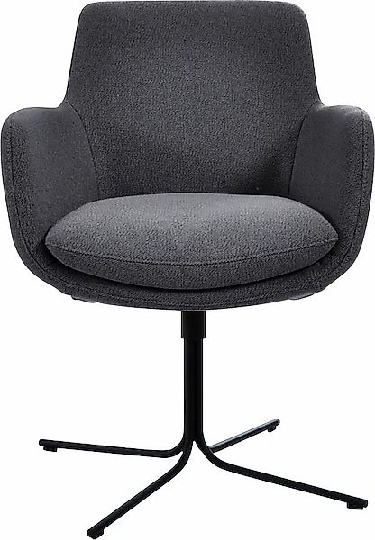 K+W Komfort & Wohnen Drehstuhl »Pego«, Flachgewebe Q2 2250, filigranem 4-Fu günstig online kaufen