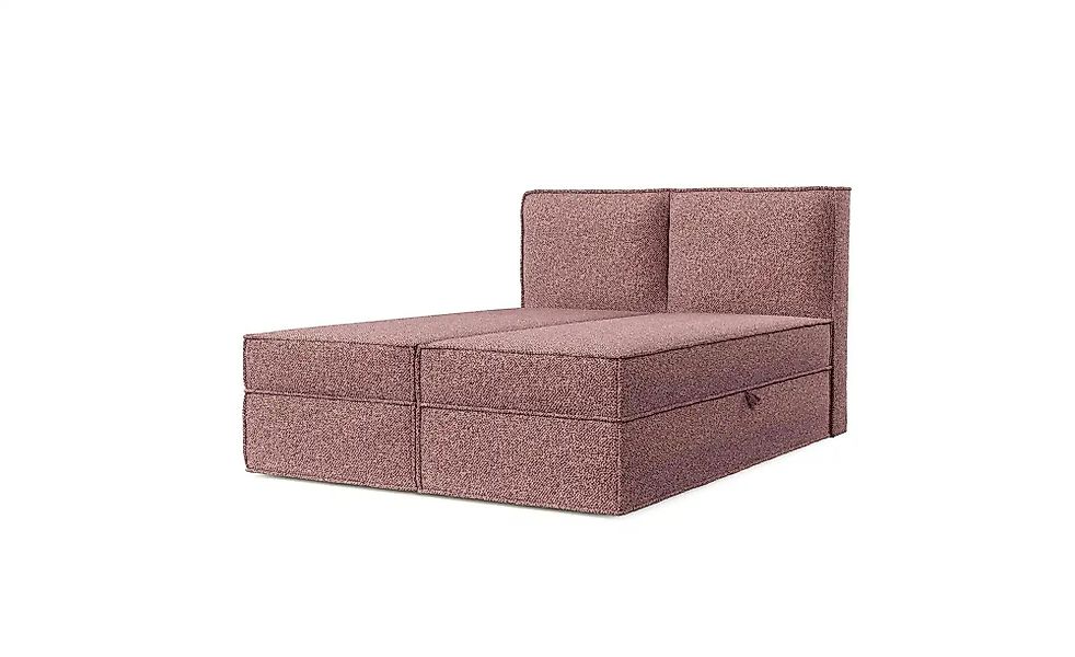 Boxspringbett   ¦ rosa/pink ¦ Maße (cm): B: 142 H: 103 Betten > Komfortbett günstig online kaufen