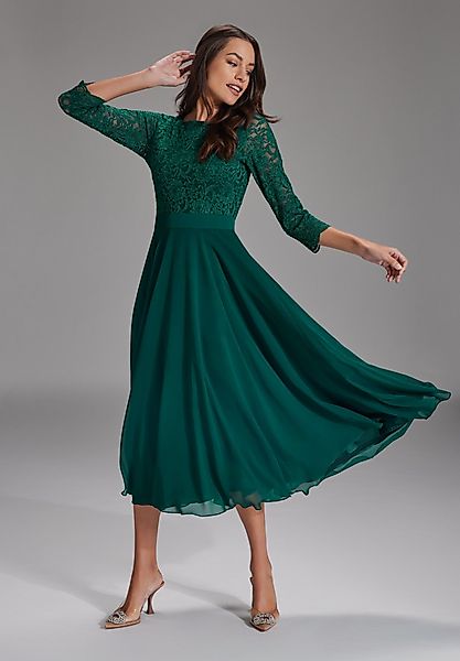 SWING Cocktailkleid Taillierter Schnitt mit ausgestelltem günstig online kaufen